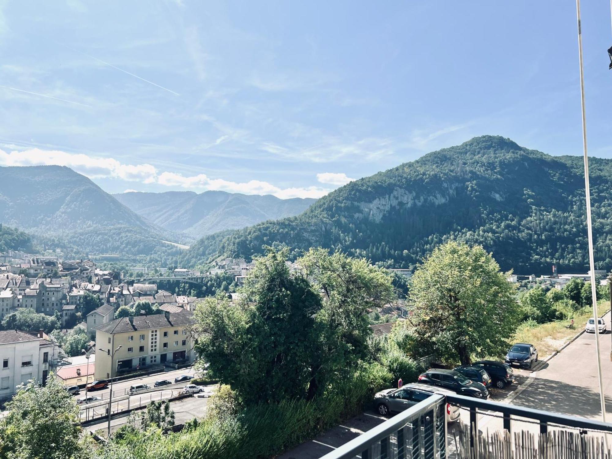 Le Balcon Du Boulevard Bellevue Saint-Claude Buitenkant foto